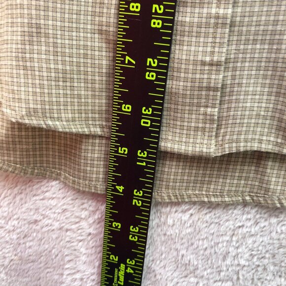 Puritan Men Shirt Large Wrinkle Resistant Long Sleeve Button Down Plaid Classic - Picture 5 of 12